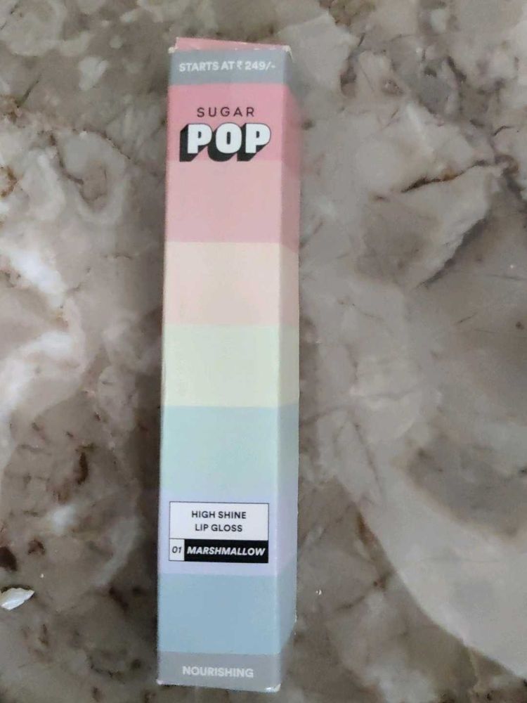 Sugar POP Lip Gloss - Marshmallow transparent