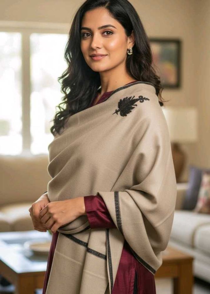 Kashmiri Shawl Khaki