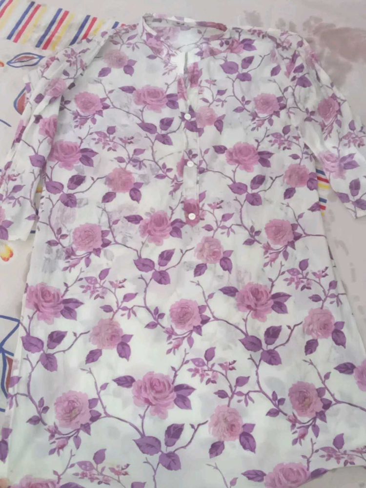 Beautiful Floral Printed Kurti