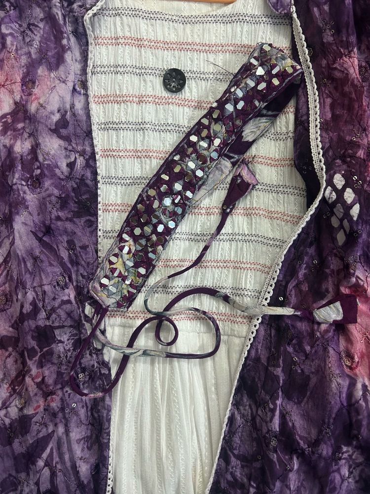 Ethnic Dress with Tie-Dye Detail