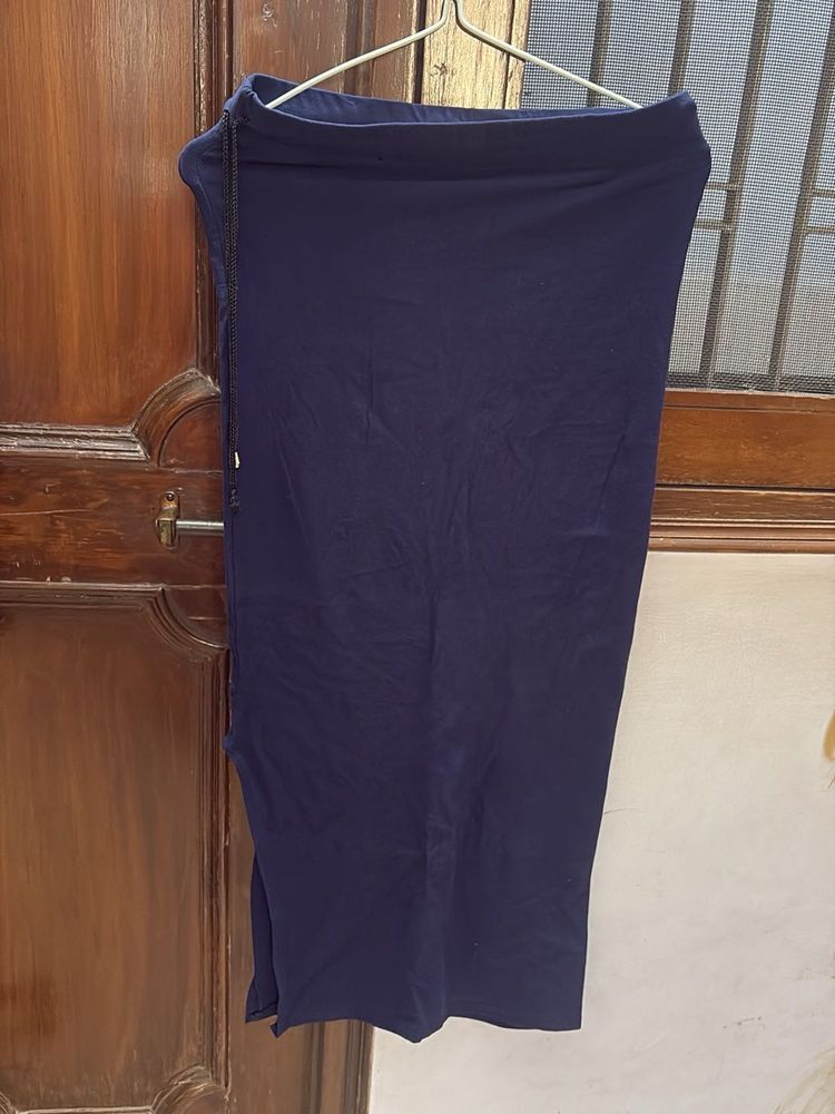 saree shaper navy blue