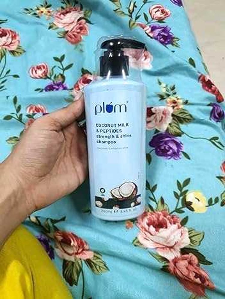Plum Coconut Milk &amp; Peptides strength &amp; shine sham