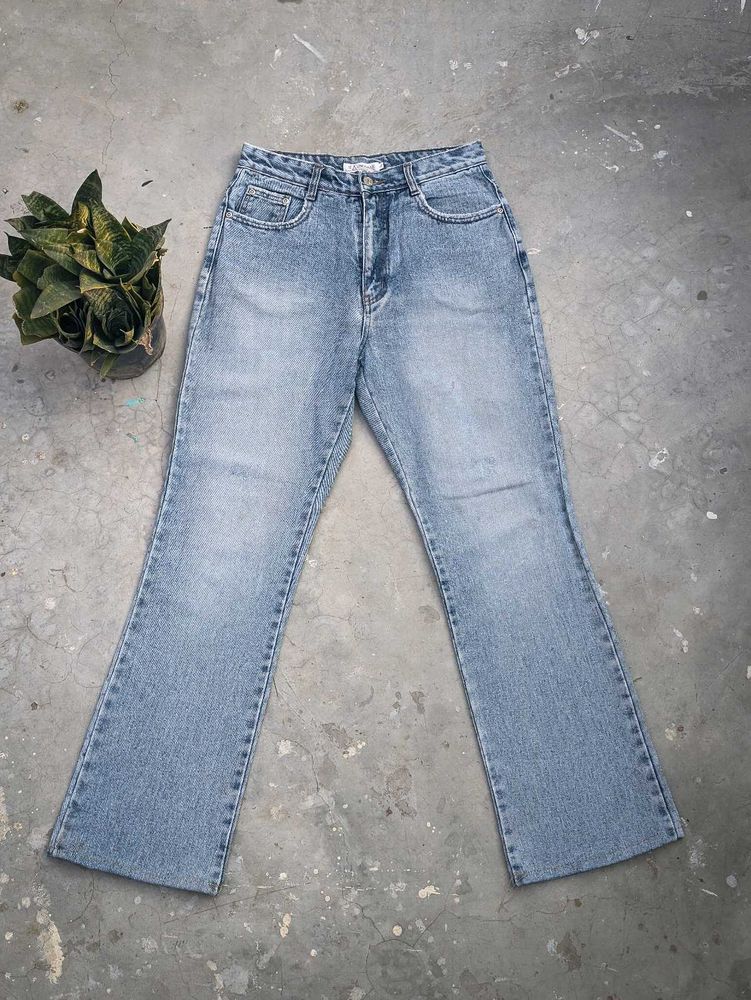 Flared Denim Jeans