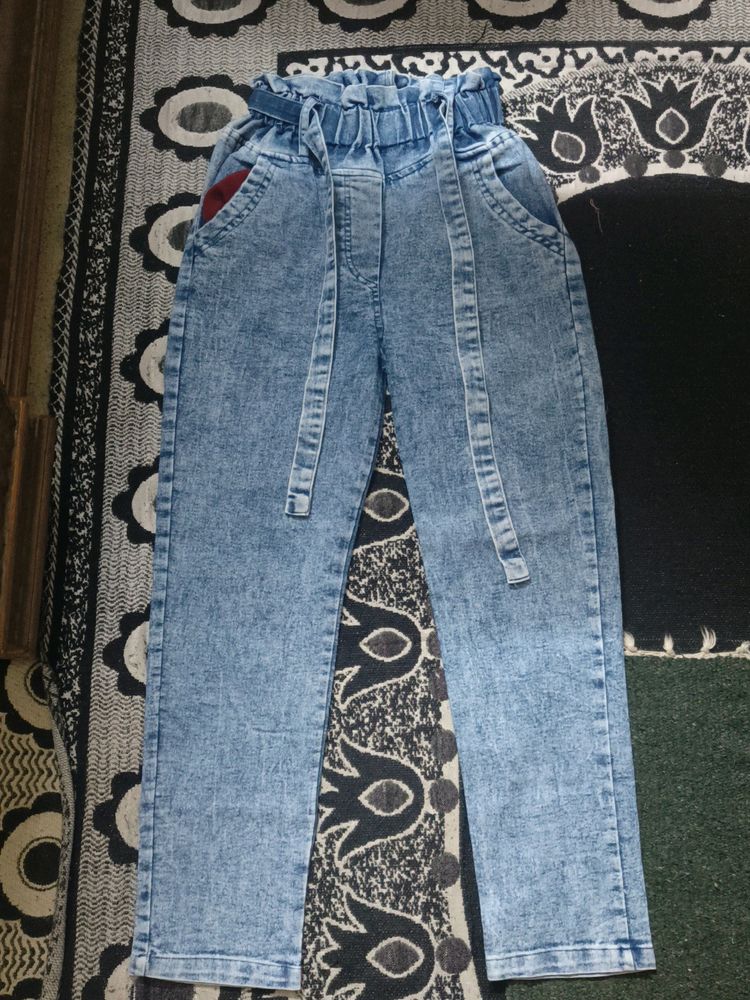 Ice Blue Mom Fit Jeans