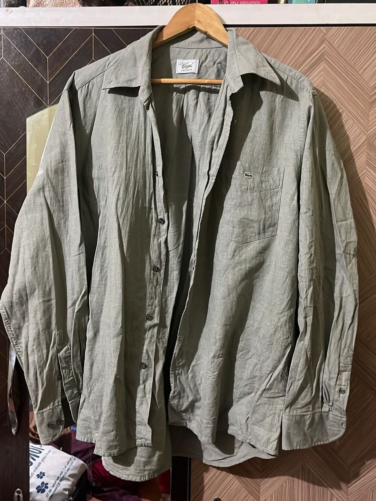 Lacoste Olive Green Shirt