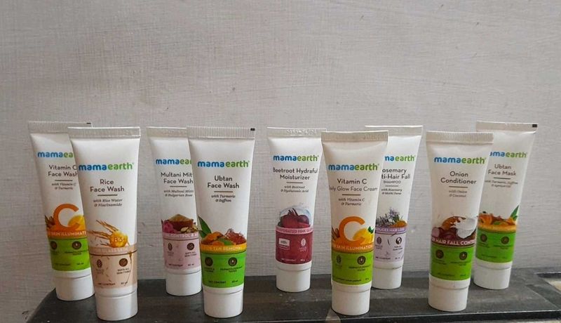 Mamaearth Face Wash Mask Moisturizer Conditioner