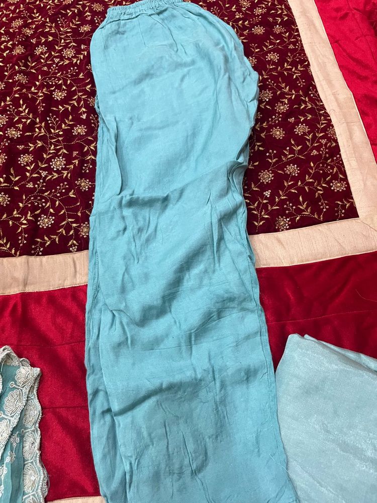 Sky Blue Palazzo Pants