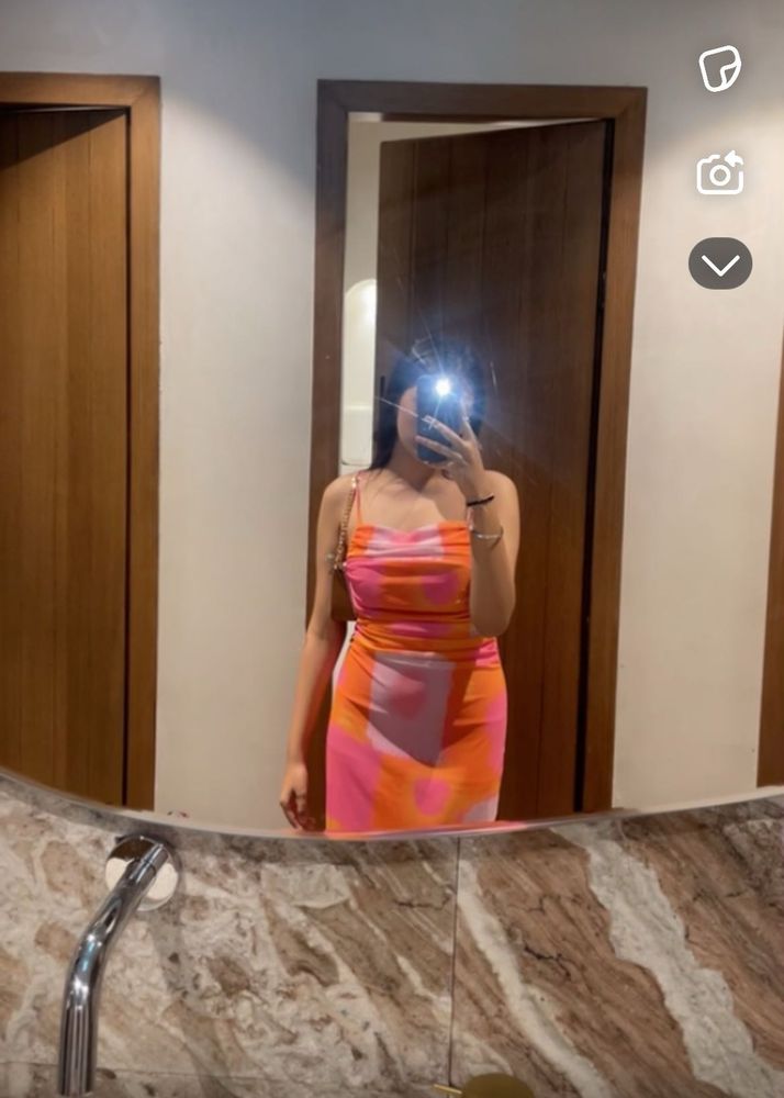 Stylish Tie-Dye Bodycon Dress