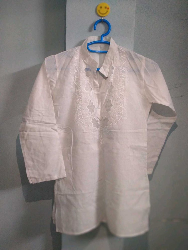 Boys White Kurta