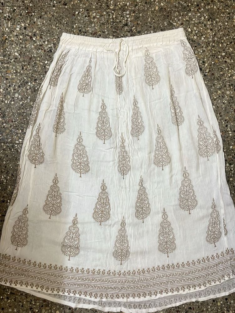 Boho Chic Printed Skirt