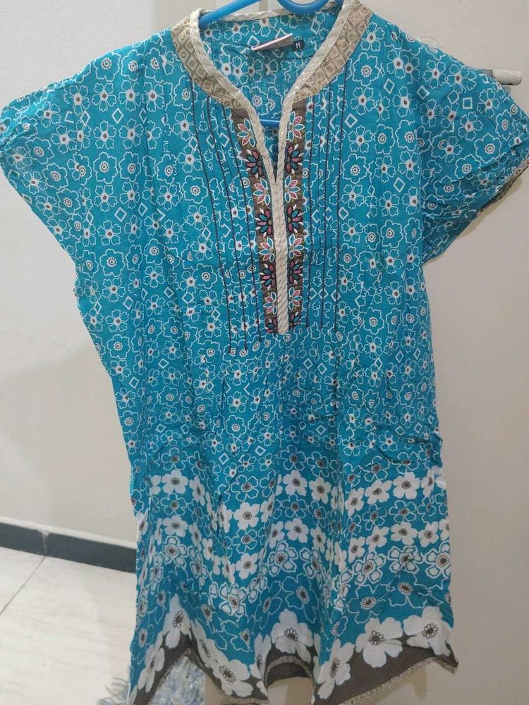 Floral Print Tunic Top/Kurta