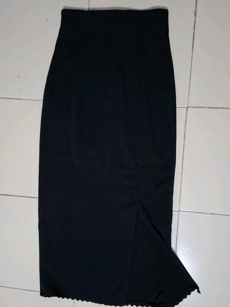 Black Straight Skirt
