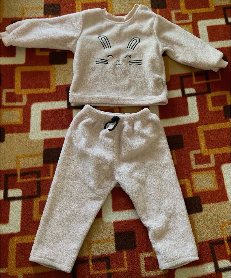 Warm Bunny Pajama Set