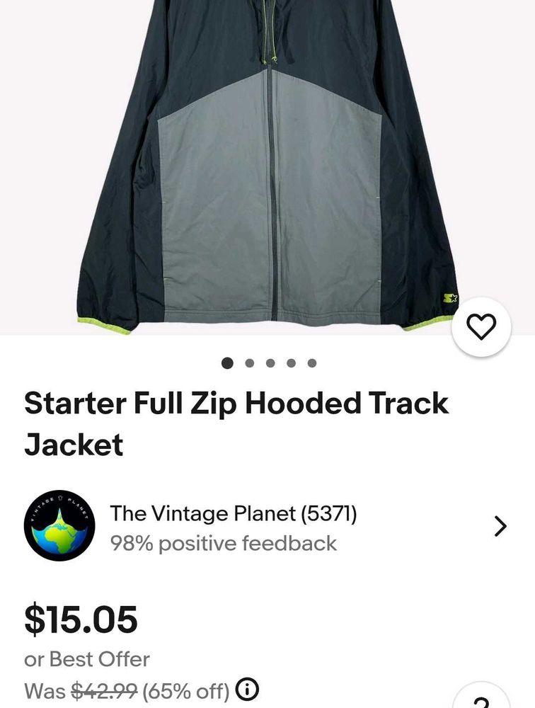 Starter Hooded Track Jacket