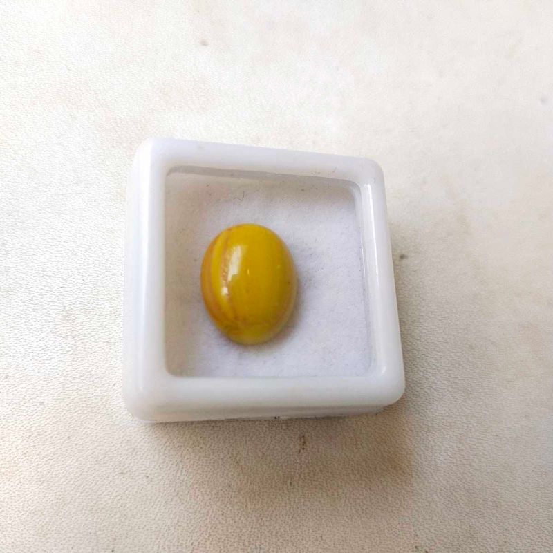 7.30 CTS Yellow Sulemani hakik/Haqiq Gemstone