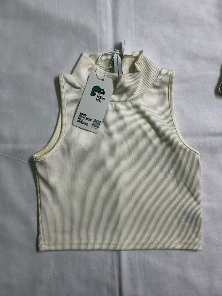 WITH TAG Sleeveless Crop Top