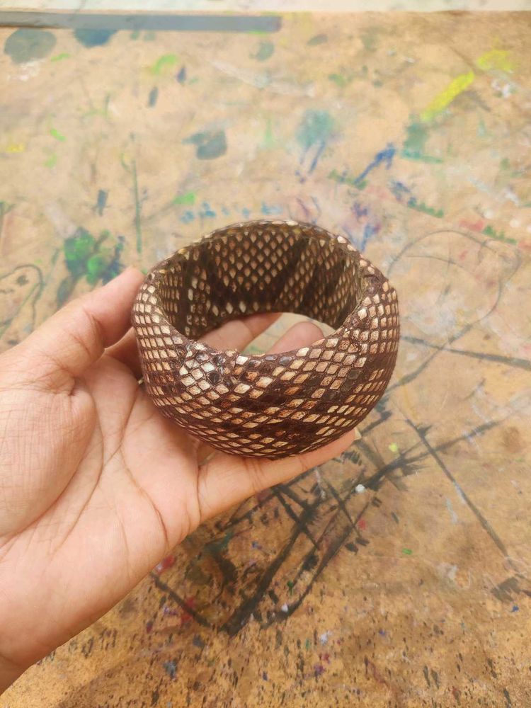 Snake skin bangle