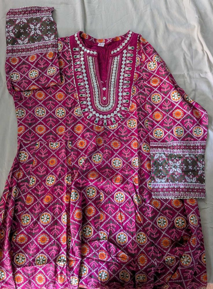 Pink Ethnic Kurta
