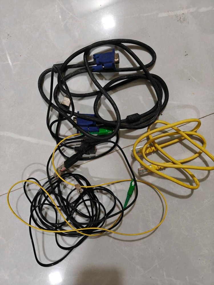 Mixed Cables - Networking, VGA