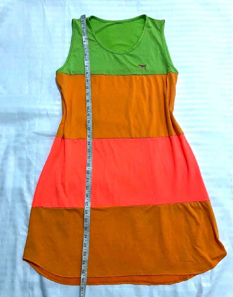 Color Block Casual Home WearDress