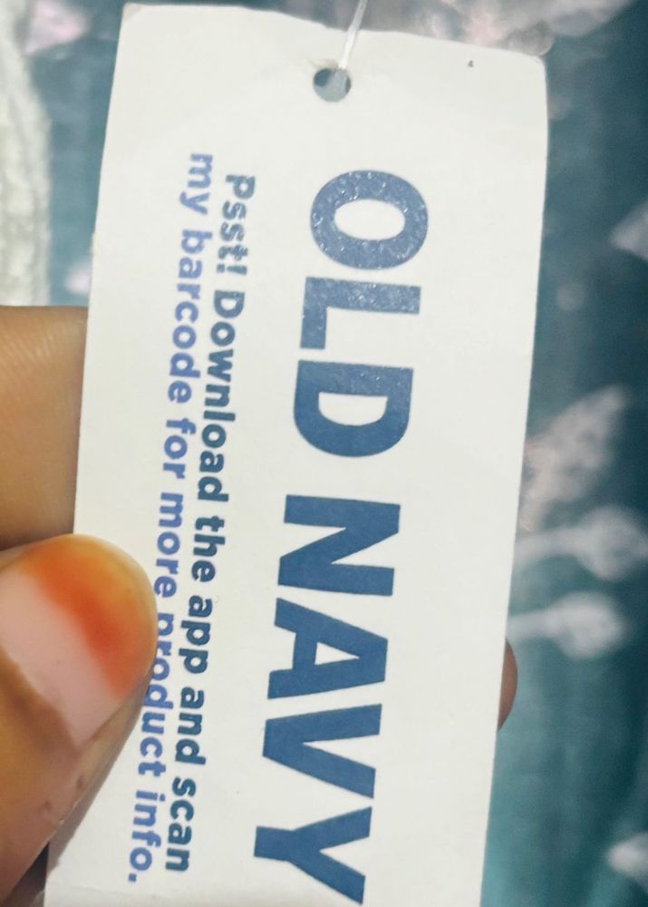 Old Navy White Camp Shirt