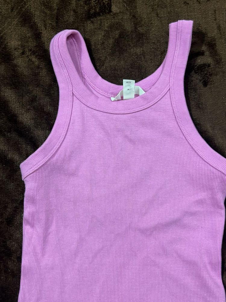 Ribbed Tank Top - Pink