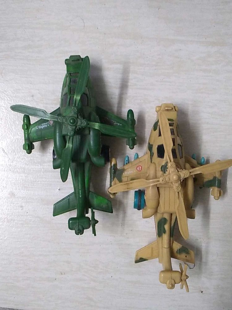 Toy Helicopters (Set of 2)