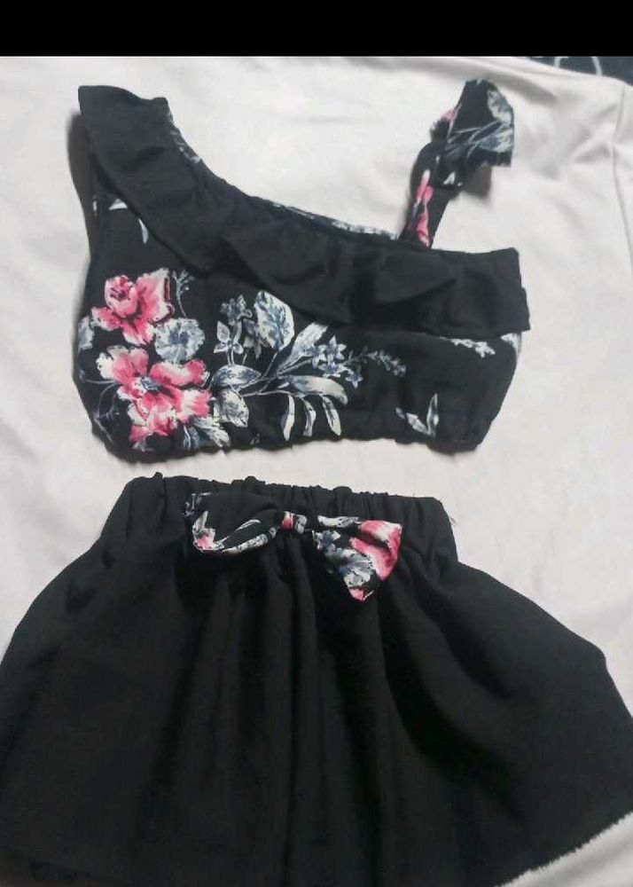 Baby Girl Dress With Sleepers