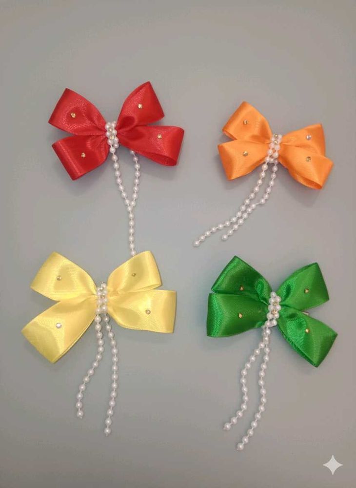 Decorative Ribbon Bows (Set of 4)