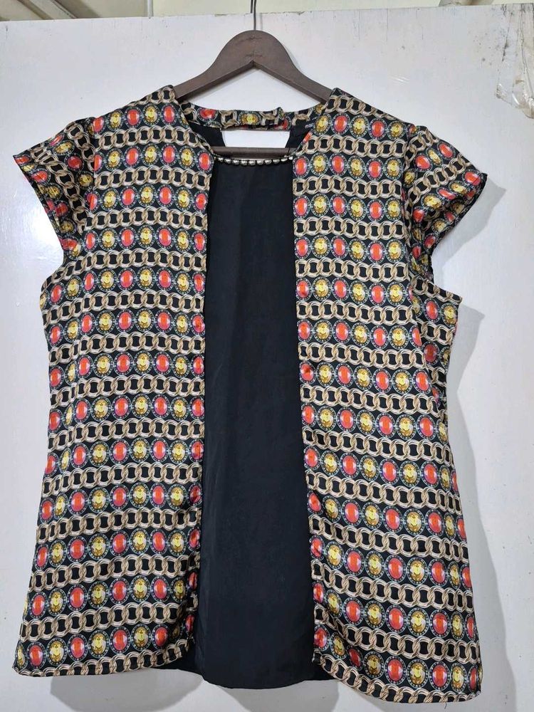 Patterned Top By MADAME