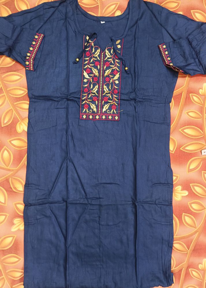 New Jaipuri Kurti With Thread Work