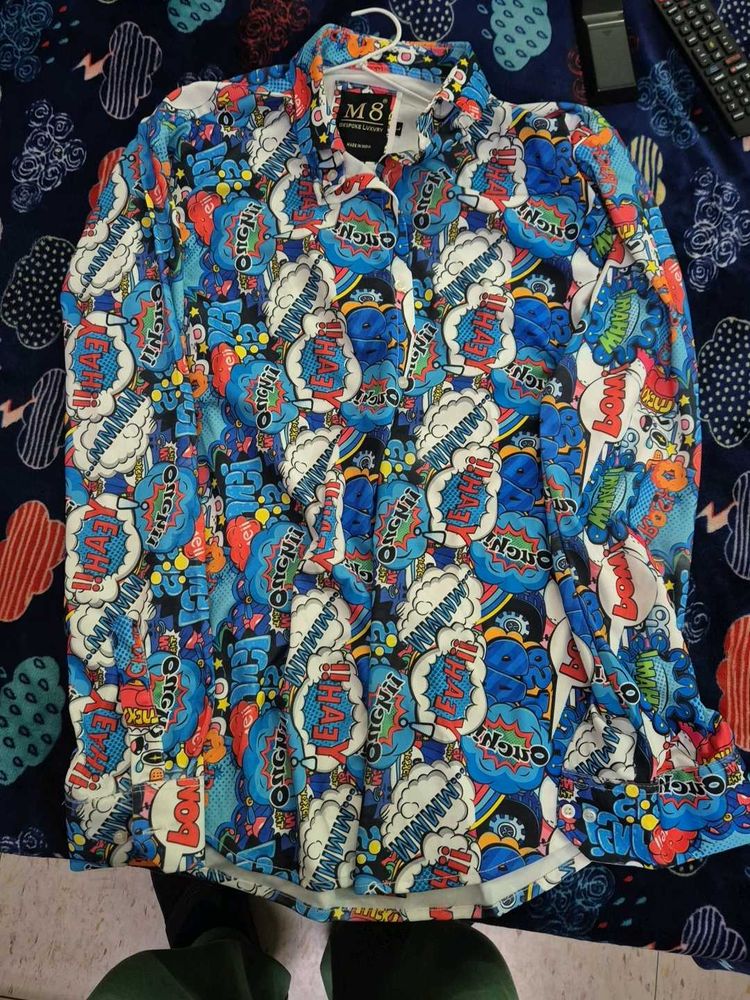 Funky Graphic Print Shirt