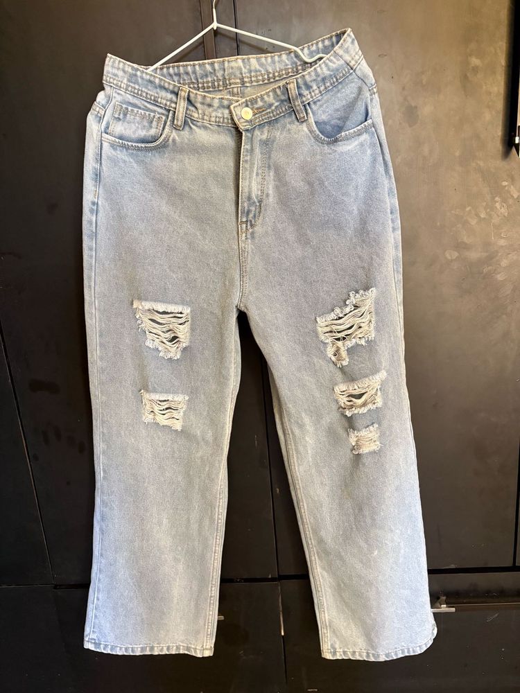 Blue Ripped Jeans