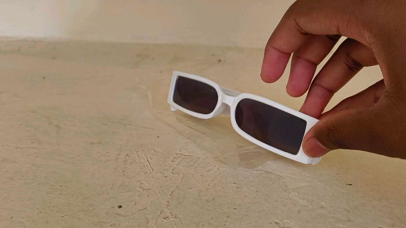 White Frame Sunglasses