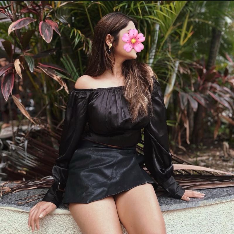 Black Off-Shoulder Top