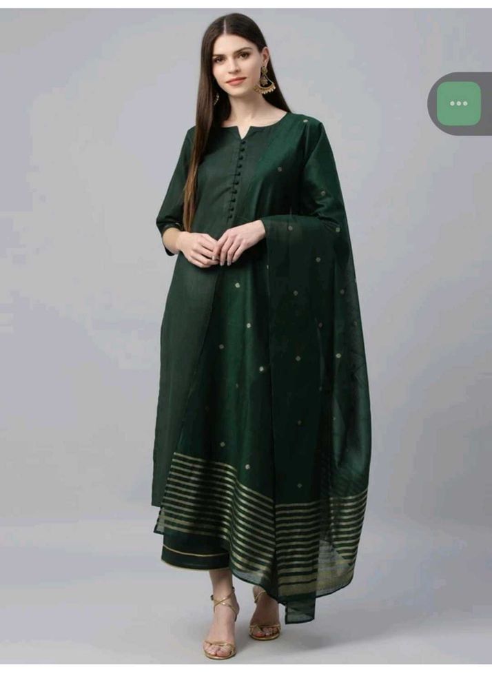 Elegant Green Kurta Set