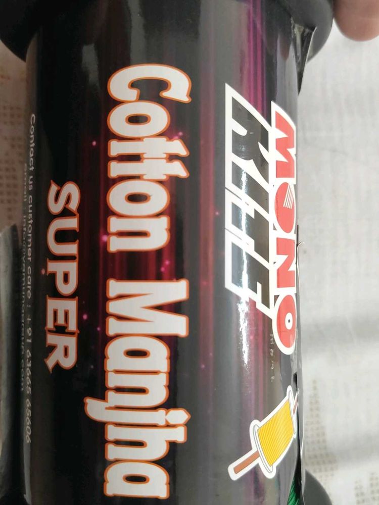 Mono Kite Cotton King 12 core Gattu , Strong Manja