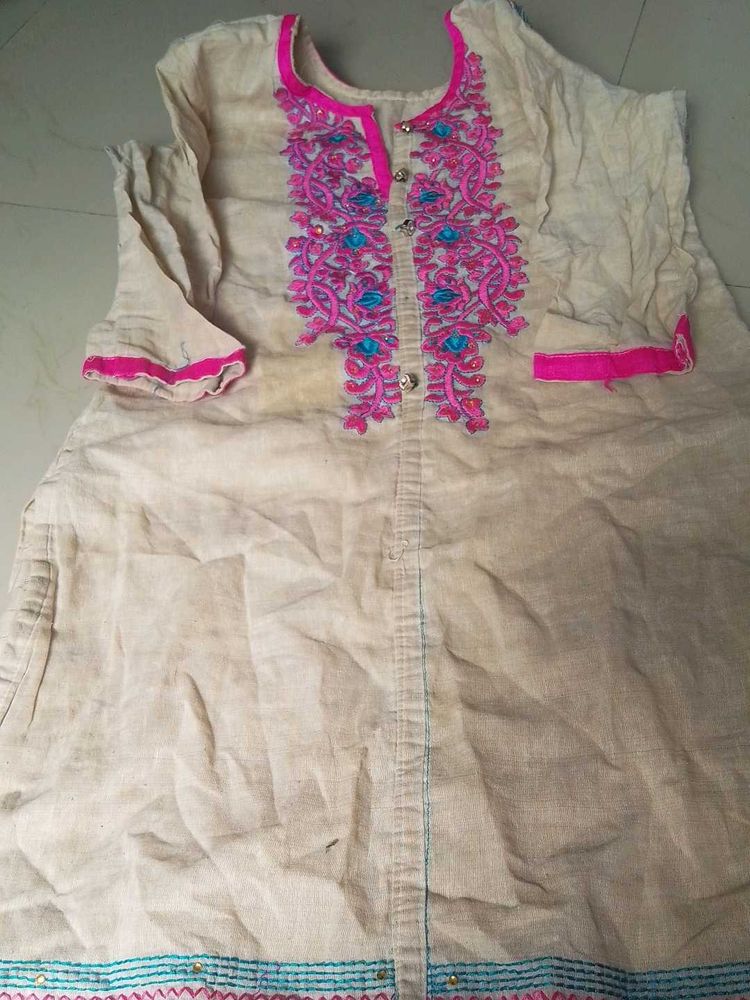 Embroidered Kurti Top