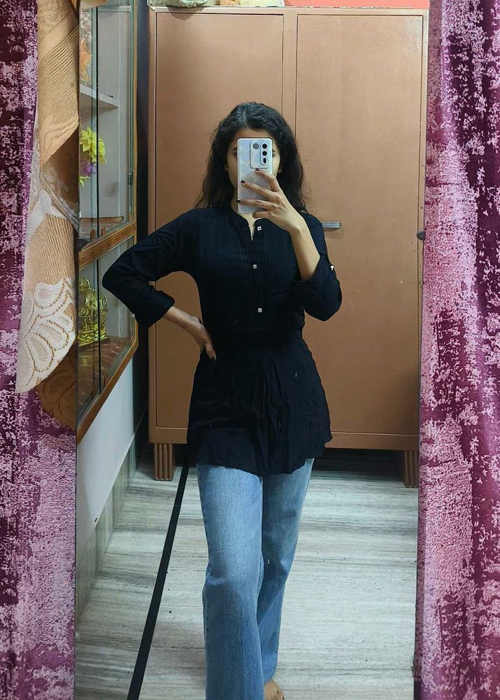 Black Short Kurti