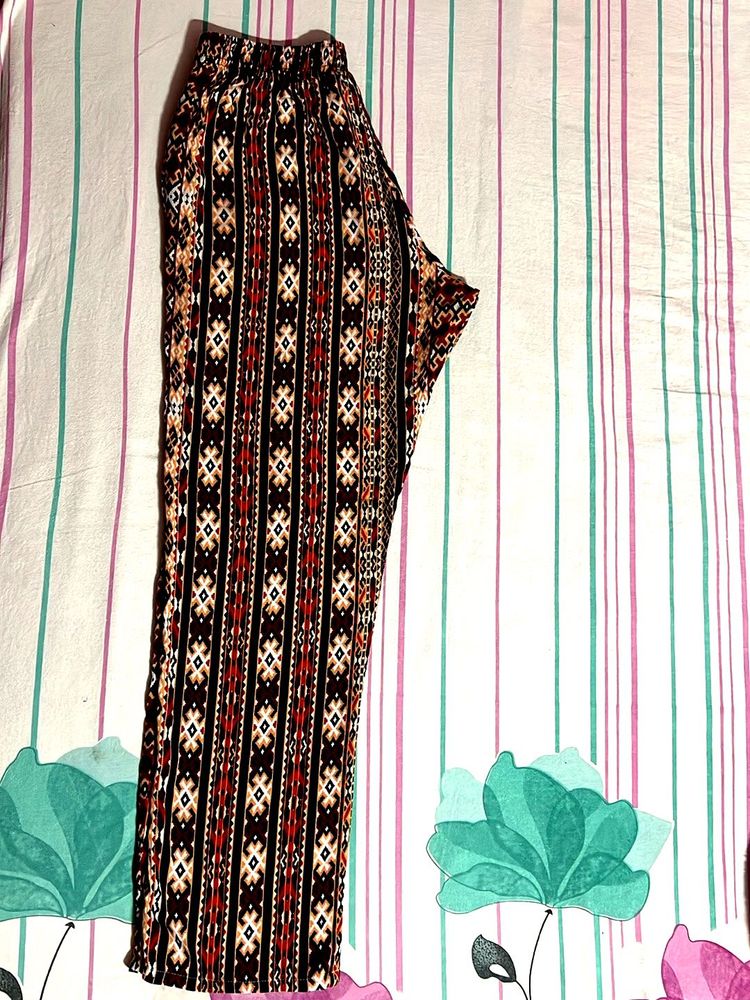 Printed Cotton Pants