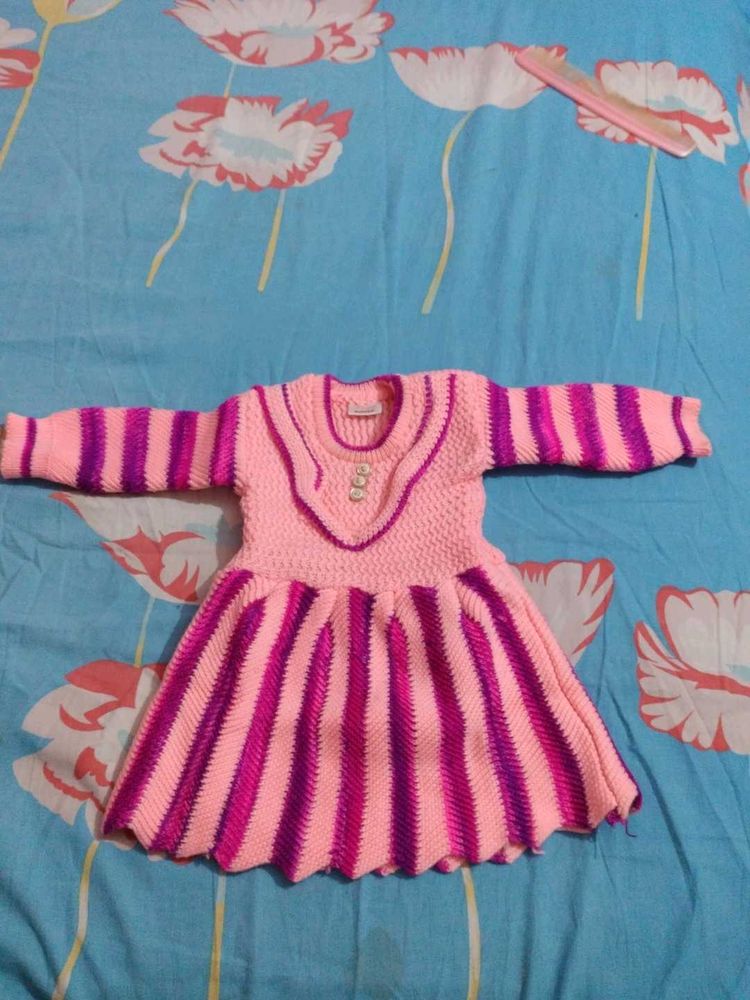 Cute Knitted Baby Dress