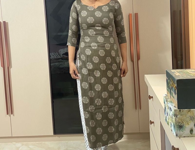 Elegant Printed Kurta