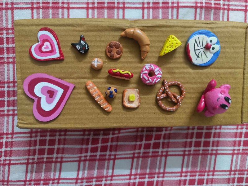 Handmade Clay Food &amp; Character Charms