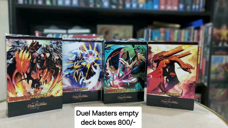 Duel Masters Empty Deck Boxes