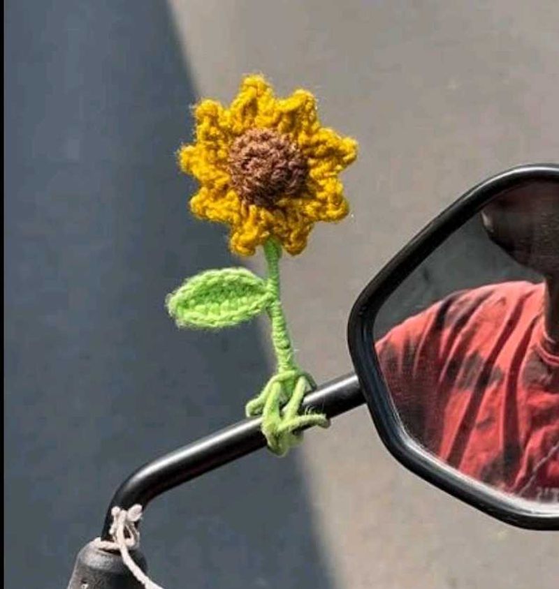 Crochet Flower Scooty Charms