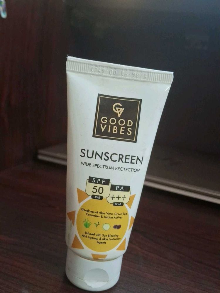 Good Vibes Sunscreen SPF 50