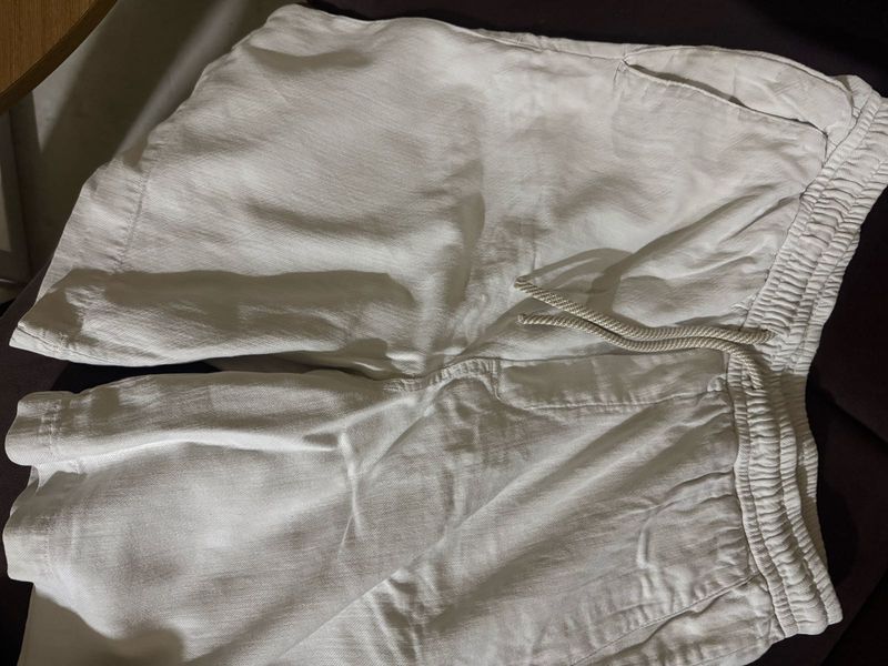 Zara linen shorts