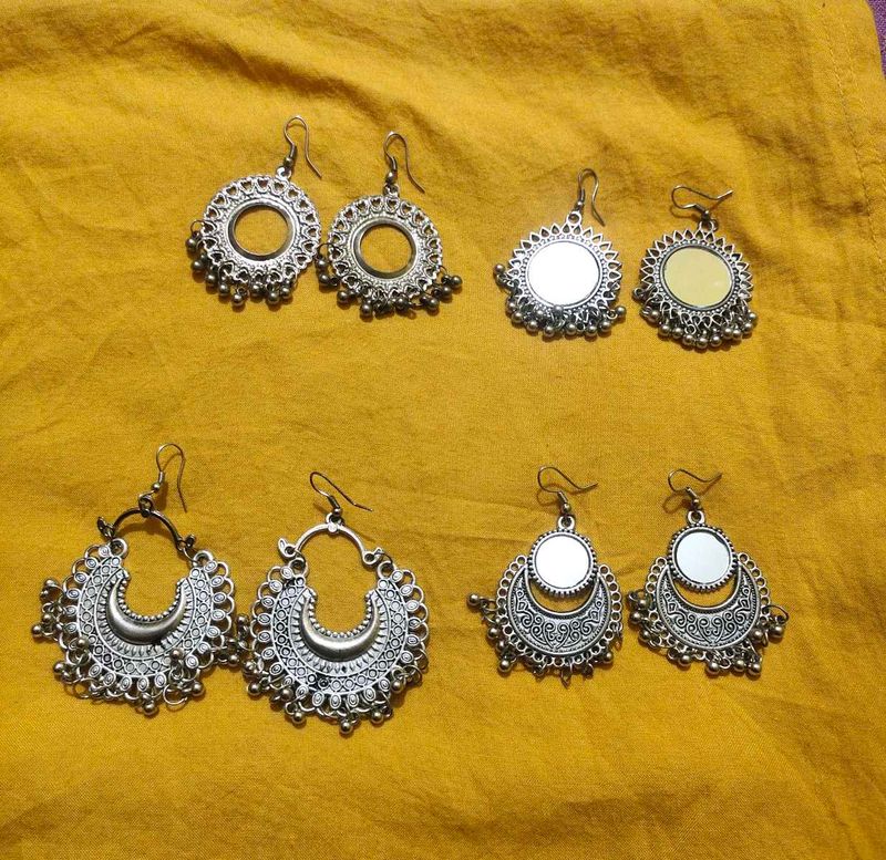 Combo Of 4 Jhumkas