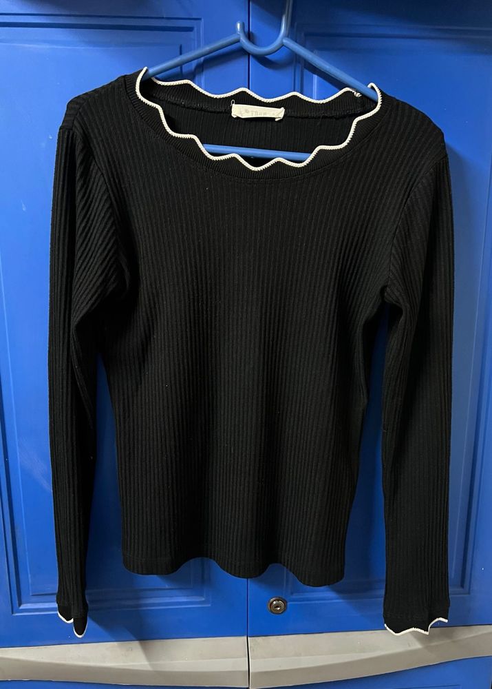 Black Long Sleeve Top