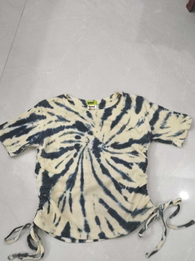 Tie-Dye Ruched Top🪻